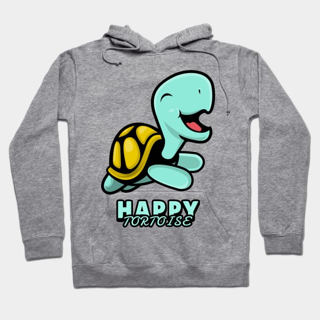 Happy Tortoise Hoodie by Sanworld